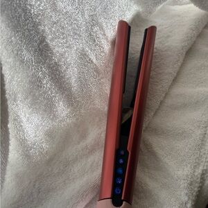 Sleek Red Hair Straightener